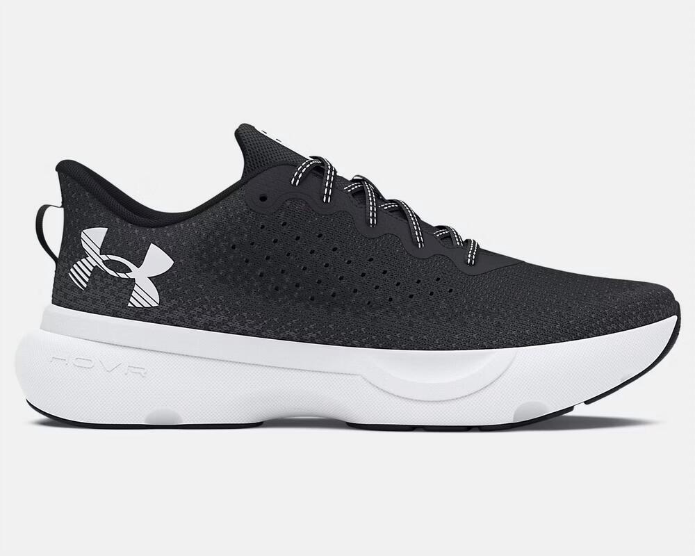 NEW UNDER ARMOUR men's ua infinite shoe in black/white